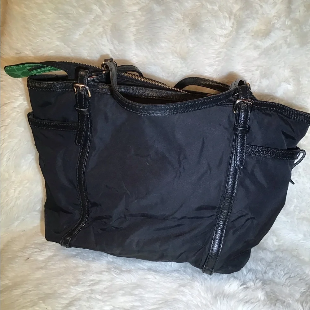 Kate spade black shoulder tote bag